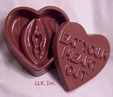 Adult Valentine Chocolates, X-Rated Valentine Chocolates, Risque 