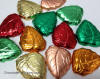 Foil Wrapped Chocolate Leaves