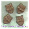 Comedy tragegy mask chocolate mardi gras