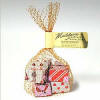 Milk Chocolate Foil wrapped Valentine Presents Madelaine Mesh Bag