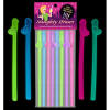 Naughty Glow in the Dark Penis Straws Bachelorette Party