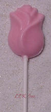 Chocolate Rose Bud Lollipop