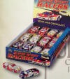 Foil Wrapped Chocolate Race Cars