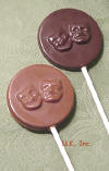 Comedy Tragedy Chocolate Lollipop