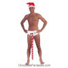 Candy Cane Stud Undies Naughty Christmas Underwear
