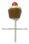 Chocolate Cupcake Lollipop
