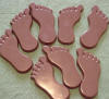 Mini Chocolate Feet Baby Foot