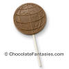 Globe Chocolate Lollipop