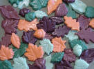 autumn chocolate leaves bulk