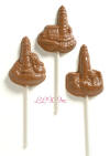 Chocolate Lighthouse Lollipops
