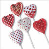 Foil Wrapped Heart Lollipops Madelaine