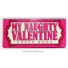My Naughty Valentine Check Book Vouchers Coupons