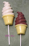 Chocolate Ice Cream Lollipops