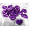 Purple Foil Wrapped Chocolate Hearts